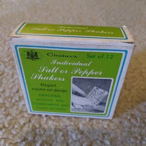 Salt and Pepper Shakers - Vintage Chadwick Minis from the 1970s